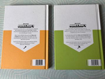 Twee Minecraft boeken - Creative en Verkennen beschikbaar voor biedingen