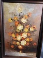 schilderij met bloemen, Antiek en Kunst, Ophalen