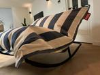 Fatboy Rock ‘n Roll Rocking Chair / schommelstoel blauw wit, Ophalen, Zo goed als nieuw, Aluminium