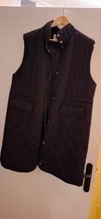 Lange zwarte bodywarmer maat M, Kleding | Dames, Bodywarmers, Ophalen of Verzenden, Zo goed als nieuw, Zwart
