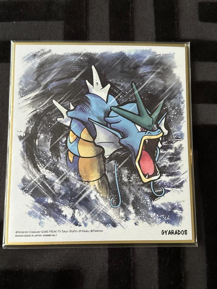 SEALED Pokémon Center Japan Shikishi Art Board Gyarados, Hobby en Vrije tijd, Verzamelkaartspellen | Pokémon, Nieuw, Losse kaart