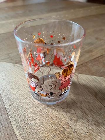 Vintage Reims France Glas met Kinderen beschikbaar voor biedingen
