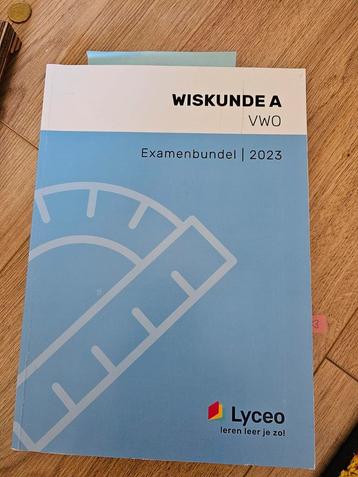 WISKUNDE VWO EXAMENBUNDEL beschikbaar voor biedingen