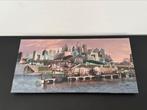Amsterdam Stadsgezicht Nissim Men Kunst, Ophalen of Verzenden, Zo goed als nieuw, Schilderij, Minder dan 50 cm