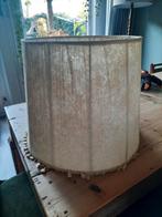 Vintage grote lampenkap, Huis en Inrichting, Lampen | Lampenkappen, Ophalen of Verzenden, Crème, Rond, 25 tot 50 cm
