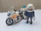 Playmobil politie motor met verlichting, Ophalen of Verzenden, Gebruikt