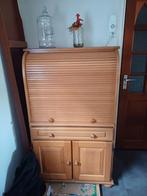 Blank eiken computerkast, Huis en Inrichting, Kasten | Computermeubels, Ophalen, Gebruikt, 70 tot 120 cm, 120 tot 170 cm