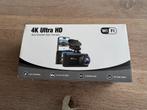 Dashcam 4K voor en achter camera, Ophalen of Verzenden, Nieuw