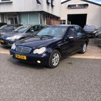 Mercedes-Benz C-Klasse 180 K. Elegance Keurig nette en prima, 13 km/l, Blauw, 1796 cc, Origineel Nederlands