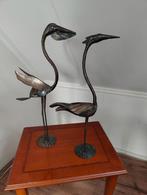2x metalen vogel decoratie, Huis en Inrichting, Woonaccessoires | Overige, Ophalen of Verzenden, Gebruikt