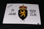 OVM van de ZLM 25 Jaar Sticker, Ophalen of Verzenden, Zo goed als nieuw