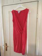 Zomerse rode viscose stretch jurk van Heine, maat 38, Maat 38/40 (M), Verzenden, Zo goed als nieuw, Heine