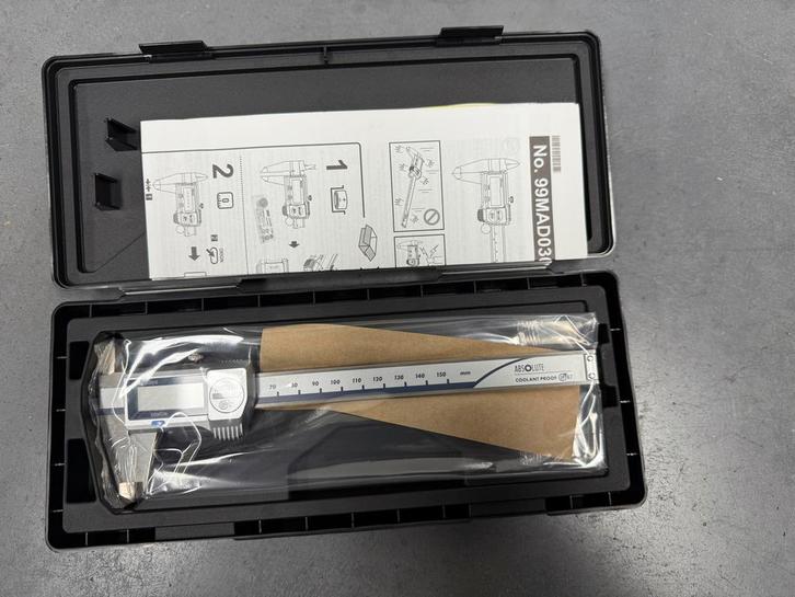 Mitutoyo Digitale Schuifmaat 500-706-20, Doe-het-zelf en Verbouw, Gereedschap | Machine-onderdelen en Toebehoren, Ophalen of Verzenden