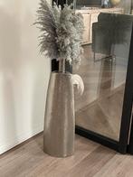 Zilveren vaas, Huis en Inrichting, Woonaccessoires | Vazen, Ophalen, Overige materialen, Overige kleuren, 50 tot 75 cm