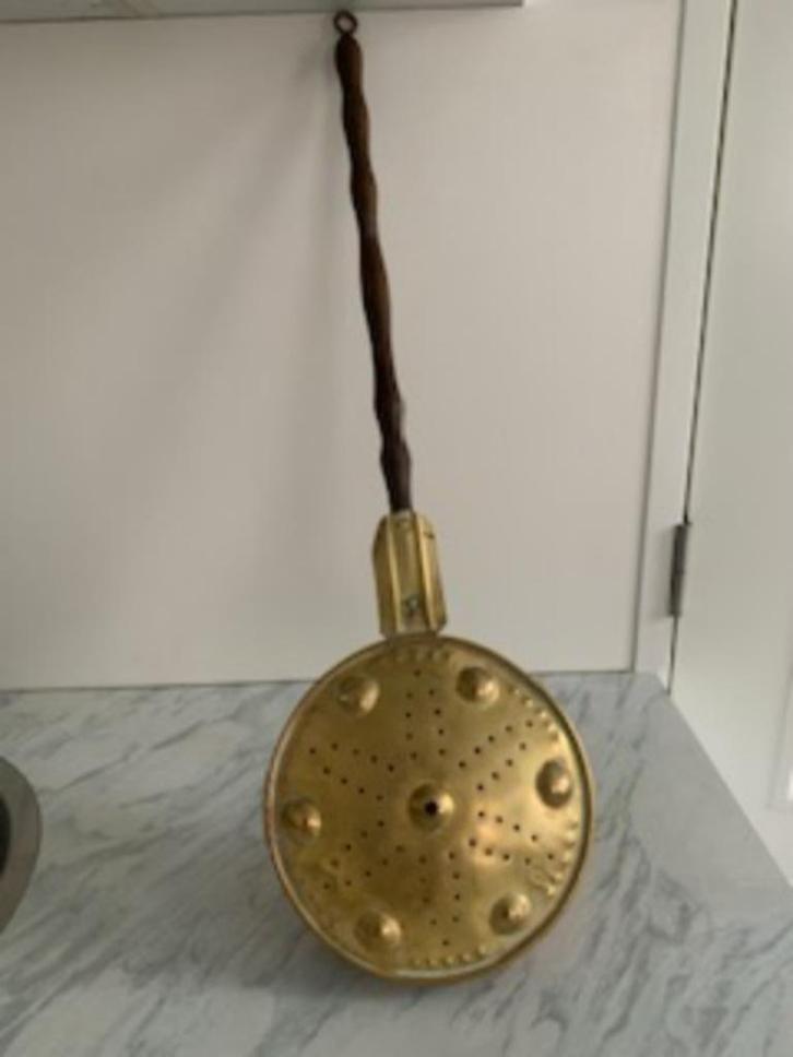 Koperen bedpan Antiek, Antiek en Kunst, Antiek | Koper en Brons, Koper, Ophalen of Verzenden