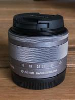 Nieuwstaat Canon EF-M 15-45mm IS STM Zoomlens – Nooit Geb, Verzenden, Nieuw, Overige typen, Zoom
