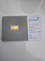 Umicore goudbaar 1 gram te koop, Ophalen of Verzenden