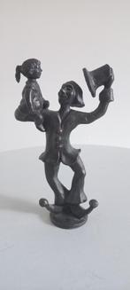Vintage design bronzen beeldje Corry Ammerlaan clown, Ophalen of Verzenden