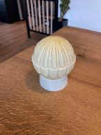 Vintage Bol Plafondlamp, Huis en Inrichting, Lampen | Plafondlampen, Ophalen, Gebruikt, Glas
