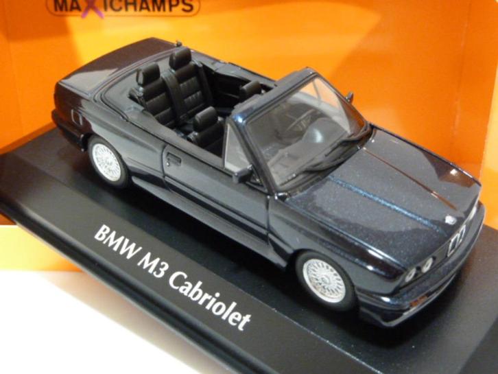 Maxichamps Minichamps BMW M3 e30 Cabrio 1988 1:43 940020330, Hobby en Vrije tijd, Modelauto's | 1:43, Nieuw, Auto, MiniChamps