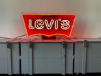 Neon Verlichting Levi's Jeans Vintage, Verzamelen, Ophalen, Zo goed als nieuw, Lichtbak of (neon) lamp