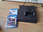 PlayStation 4 met 2 spellen, Spelcomputers en Games, Spelcomputers | Sony PlayStation 4, Ophalen of Verzenden, Zo goed als nieuw
