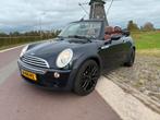 Mini 1.6 16V ONE Cabrio SideWalk 2008 Zwart, Auto's, Euro 5, 4 cilinders, Cabriolet, 4 stoelen