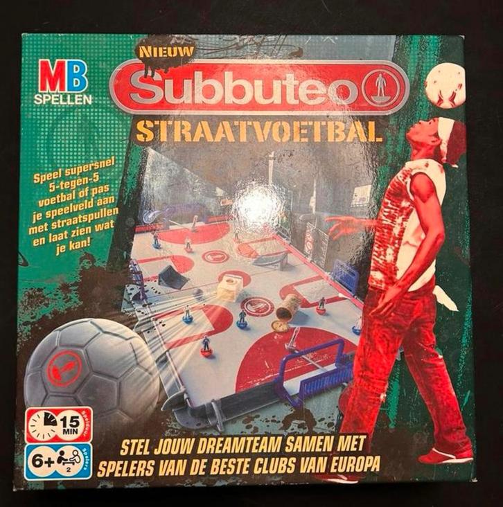 Subutteo straatvoetbalspel, Hobby en Vrije tijd, Gezelschapsspellen | Overige, Zo goed als nieuw, Ophalen of Verzenden