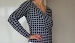 Studio Anneloes wikkeltop S travelstof indigo/greige top, Studio Anneloes, Blauw, Ophalen of Verzenden, Zo goed als nieuw