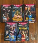 Virginia Andrews - serie Ruby, Boeken, Ophalen of Verzenden, Gelezen, Virginia Andrews, Nederland