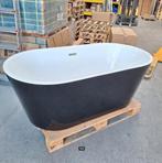 OP=OP Ligbad ovaal zwart buiten wit binnen 160x80x60 nr150, Ophalen of Verzenden, Nieuw