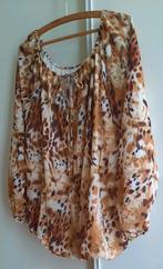 Blouson voile dierenprint in bruintinten xxl, Ophalen of Verzenden, Zo goed als nieuw, Maat 46/48 (XL) of groter, Bruin