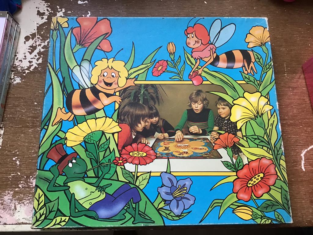 Maja de Bij bord spel 1971, Drie of vier spelers, Ophalen of Verzenden, Zo goed als nieuw