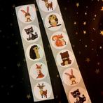 Sluitstickers dieren egel hert vos eekhoorn uil beer herfst, Verzenden, Nieuw, Meerdere stickers