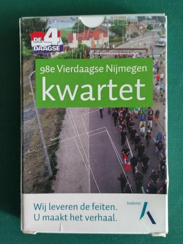kwartet 98e Vierdaagse Nijmegen, nette staat, compleet beschikbaar voor biedingen