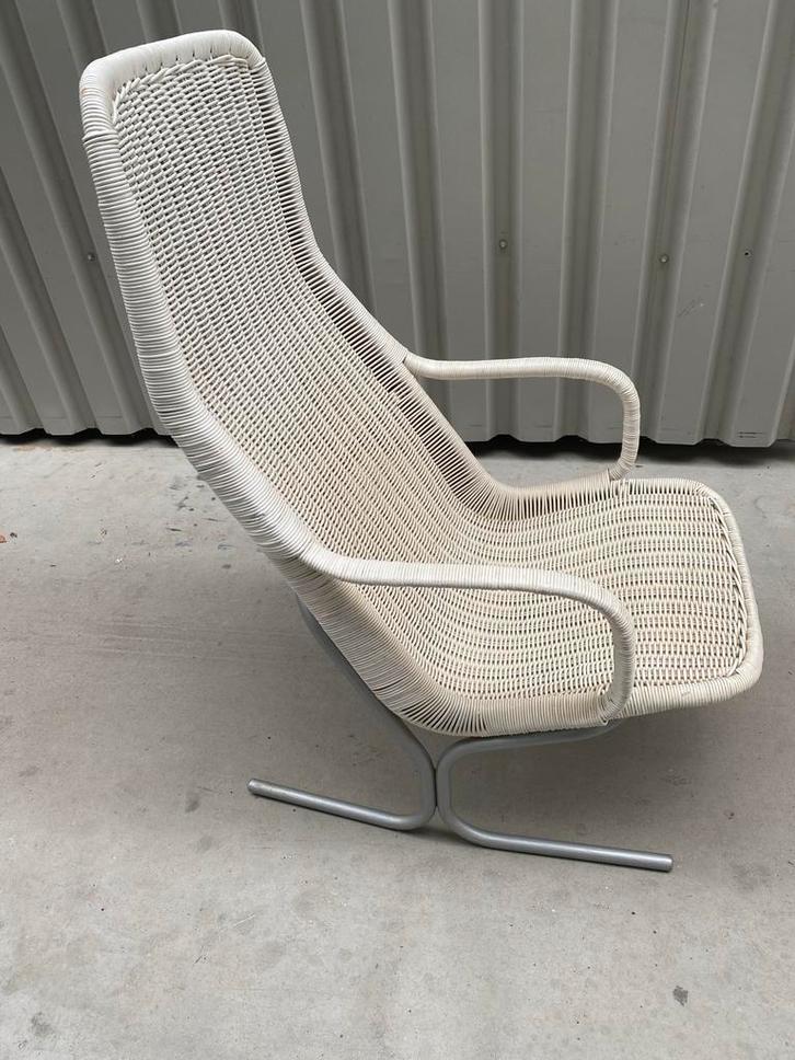 Dirk van Sliedrecht Fauteuil - Gebroeders Jonkers, Huis en Inrichting, Fauteuils, Gebruikt, Riet of Rotan, 50 tot 75 cm, 75 tot 100 cm