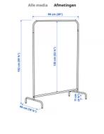 IKEA Kledingrekken, 5 stuks - Handig en Stijlvol!, Kleding | Dames, Kledingrekken, Ophalen, Zo goed als nieuw