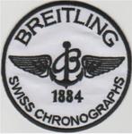 Breitling stoffen opstrijk patch embleem #2, Verzamelen, Ophalen of Verzenden, Nieuw, Overige typen
