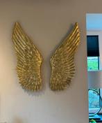 Grote engelenvleugels goudkleurig als wanddecoratie, Ophalen of Verzenden, Zo goed als nieuw