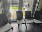 Eetkamerstoelen, Huis en Inrichting, Ophalen, Gebruikt, Grijs, Vier