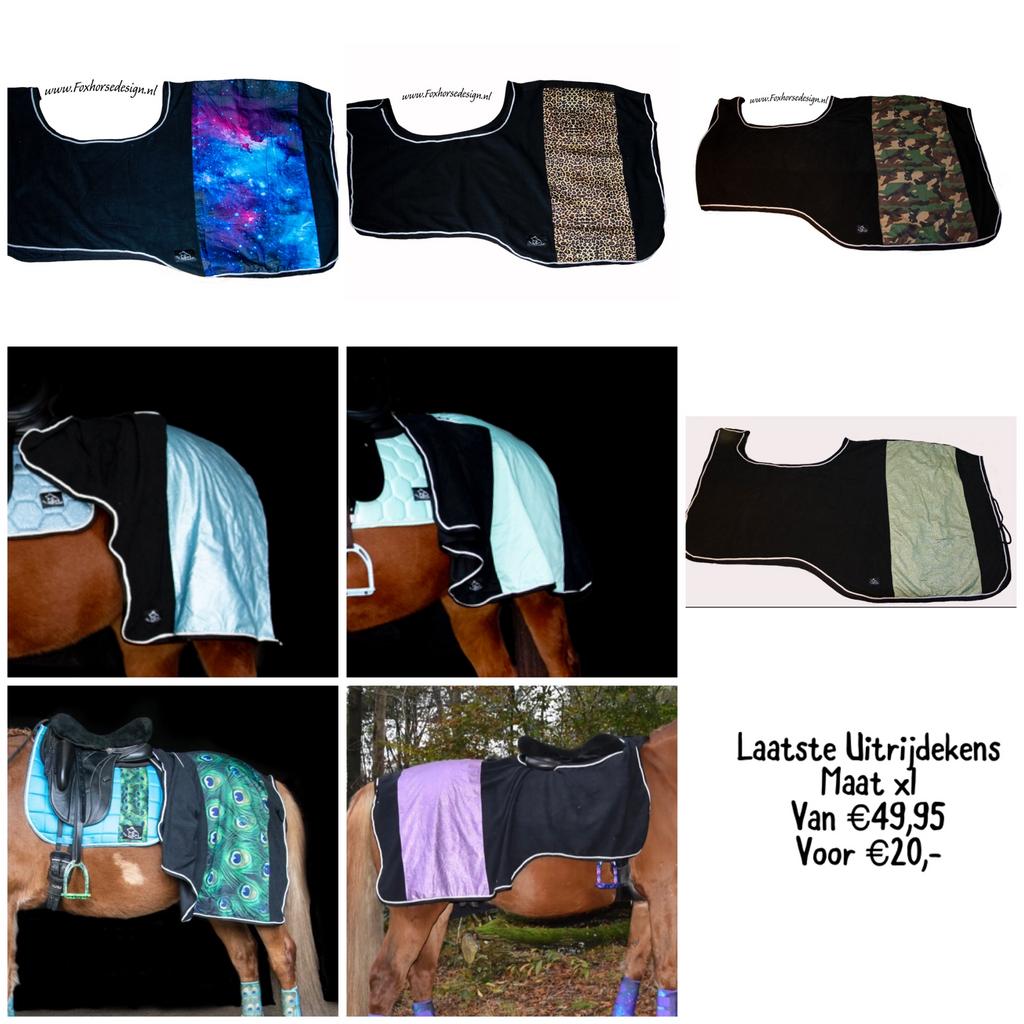 Sale! Uitrijdekens xl 9 kleuren, Dieren en Toebehoren, Paarden en Pony's | Dekens en Dekjes, Ophalen of Verzenden, Nieuw, Deken