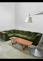 Vintage Jaren 70 Modulaire Bank, Huis en Inrichting, Banken | Bankstellen, Ophalen, Gebruikt, Hoekbank, Stof
