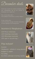 inzetten & herplaatsen eigen hair extensions, Ophalen of Verzenden