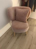 Roze fauteuil, zeer goed, Ophalen, Zo goed als nieuw, 75 tot 100 cm, 50 tot 75 cm