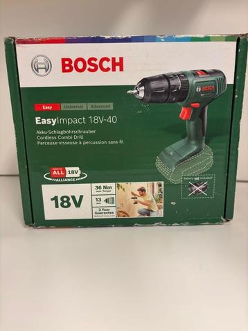 Bosch EasyImpact 18V-40 Klopboormachine – Nieuw beschikbaar voor biedingen