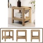 Houten Tafeltje, 45 tot 60 cm, Gebruikt, Vierkant, Hout