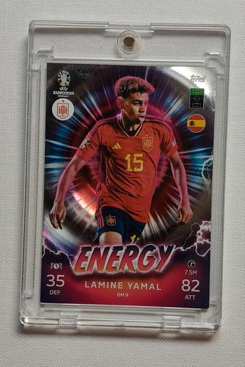 Yamal Barcelona ( Spain ) Topps . UEFA Euro 2024 Energy  beschikbaar voor biedingen