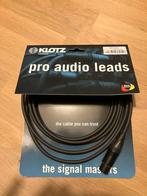 Klotz Microfoonkabel 3m XLR/F - Jack, Muziek en Instrumenten, Kabels en Stekkers, Ophalen of Verzenden, Zo goed als nieuw, Microfoon