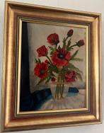 Mooi olieverf schilderij klaprozen ‘44, Ophalen