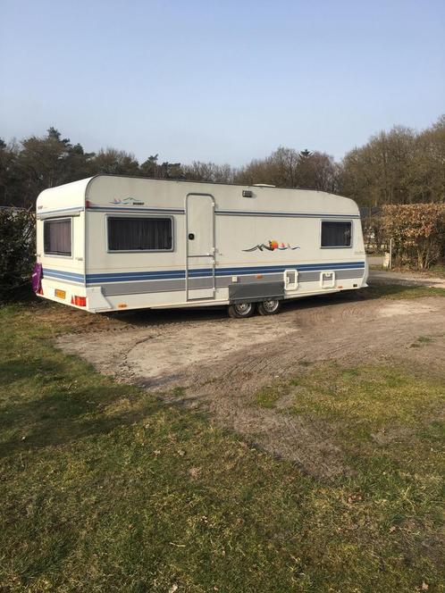 Te koop Hobby Excellent opbouw 610x250 1995, Caravans en Kamperen, Caravans, Particulier, tot en met 4, 1250 - 1500 kg, Rondzit